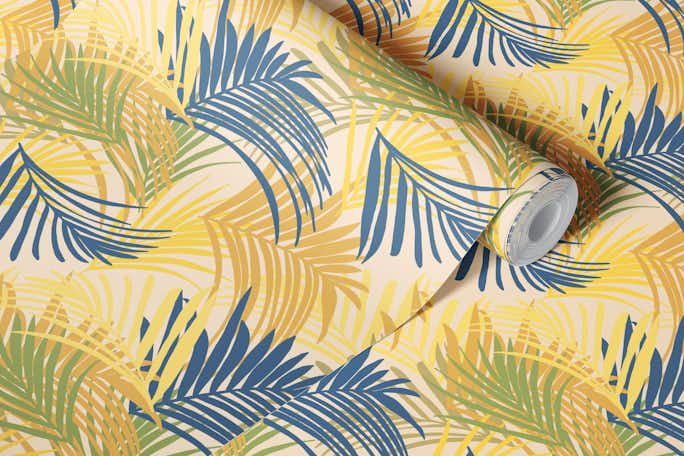 Summer Palm Jungle Pattern 1wallpaper roll