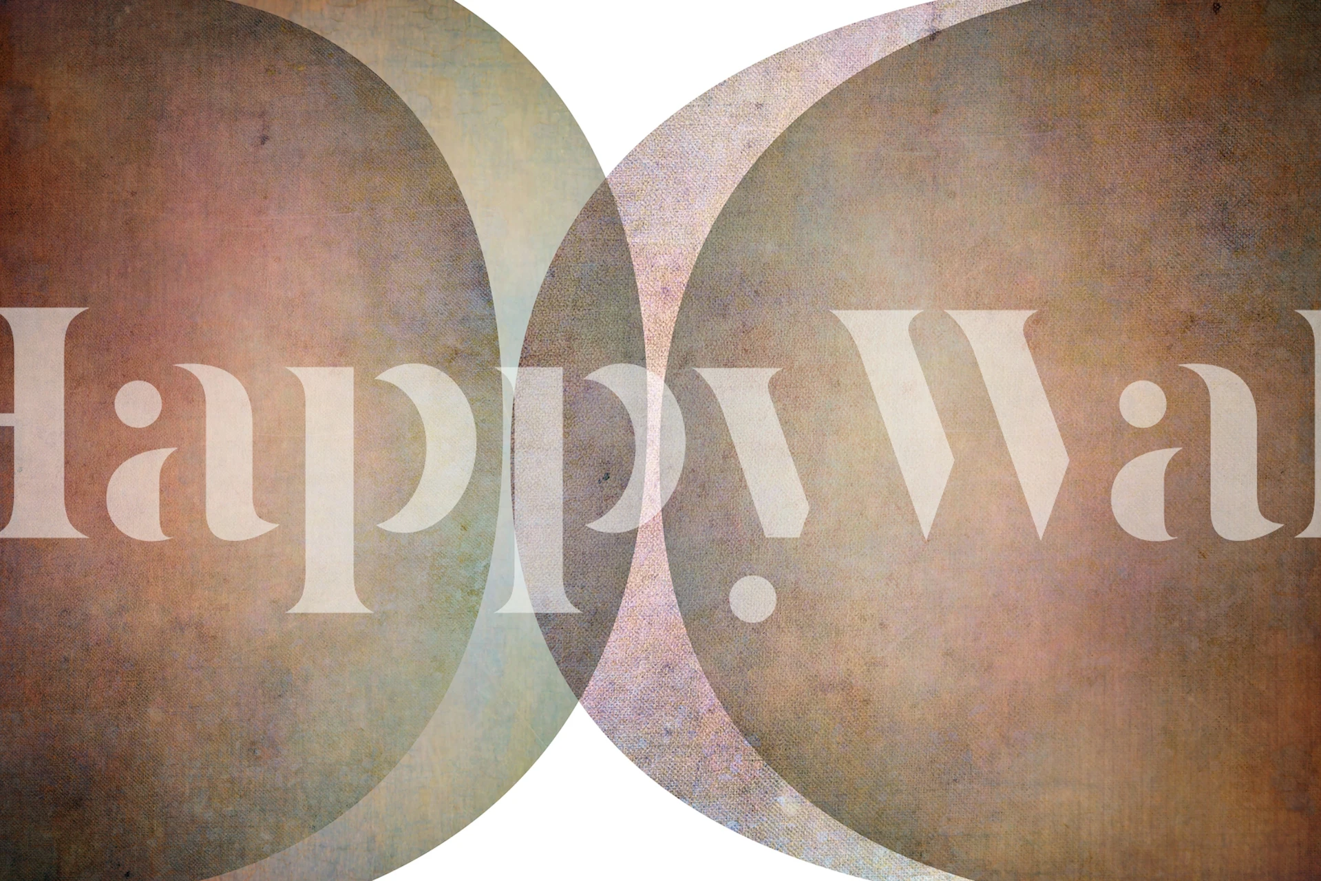 Abstract curved shapes in muted colors wallpaper