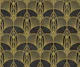 Vintage Deco Gold on Black