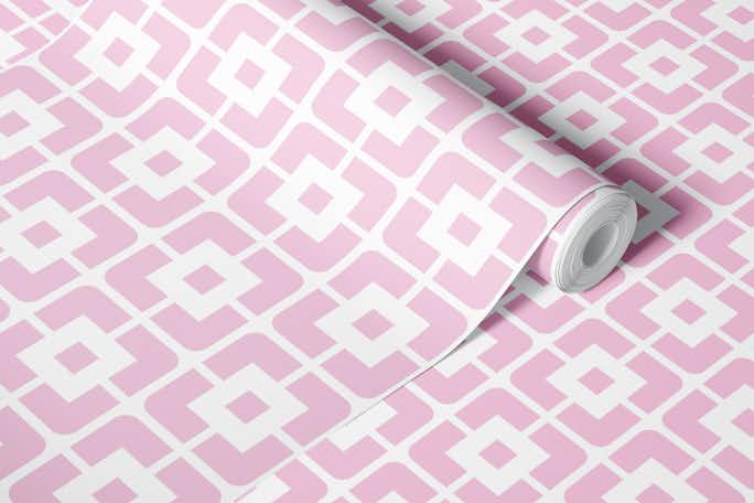 2678 B - pink square tileswallpaper roll