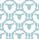 2693 A - sheep pattern, light grey