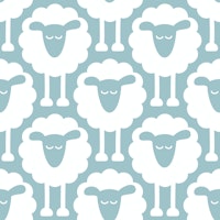 2693 A - sheep pattern, light grey ταπετσαρία