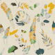 Jungle leaves pattern