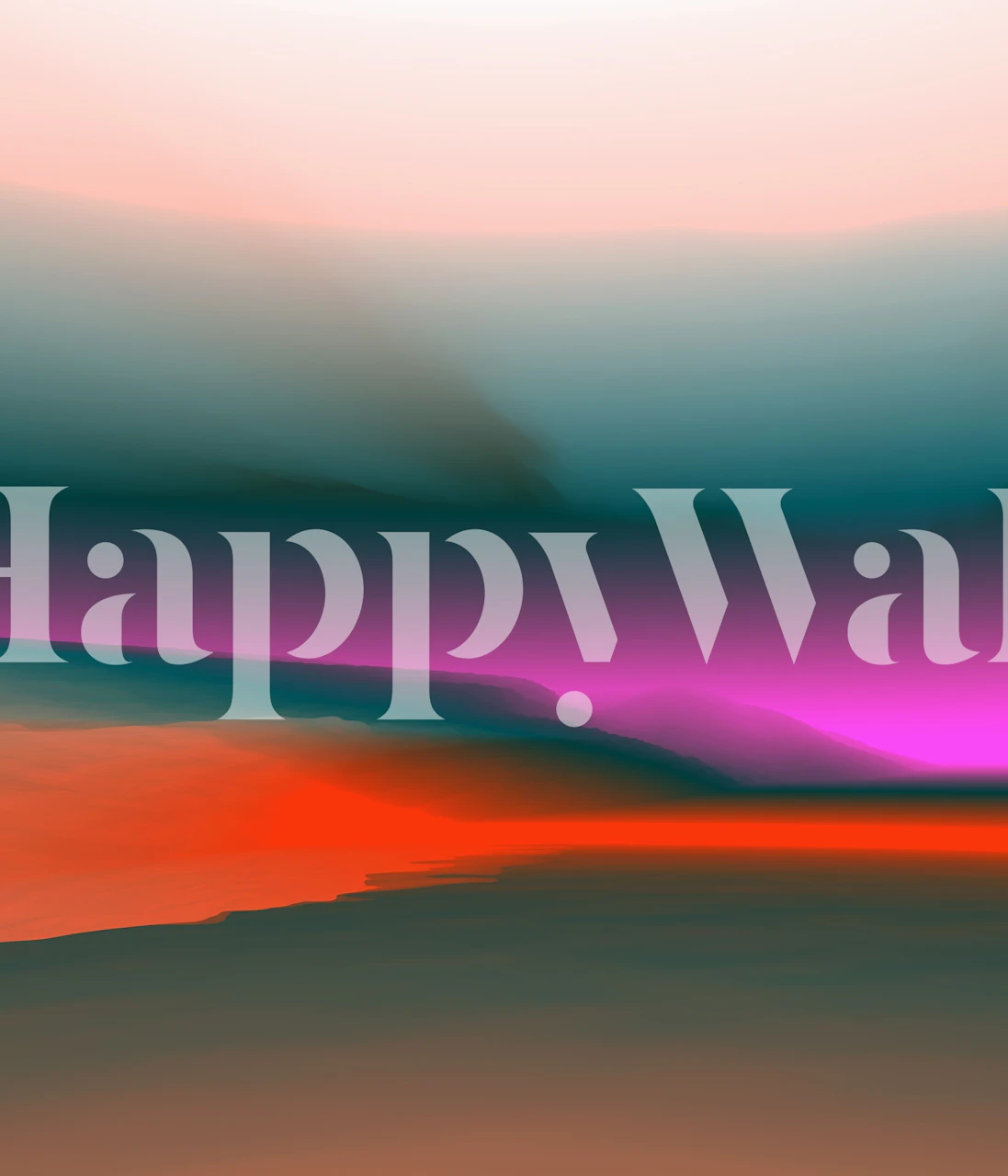 Papel pintado Mountains at Dusk en la sala