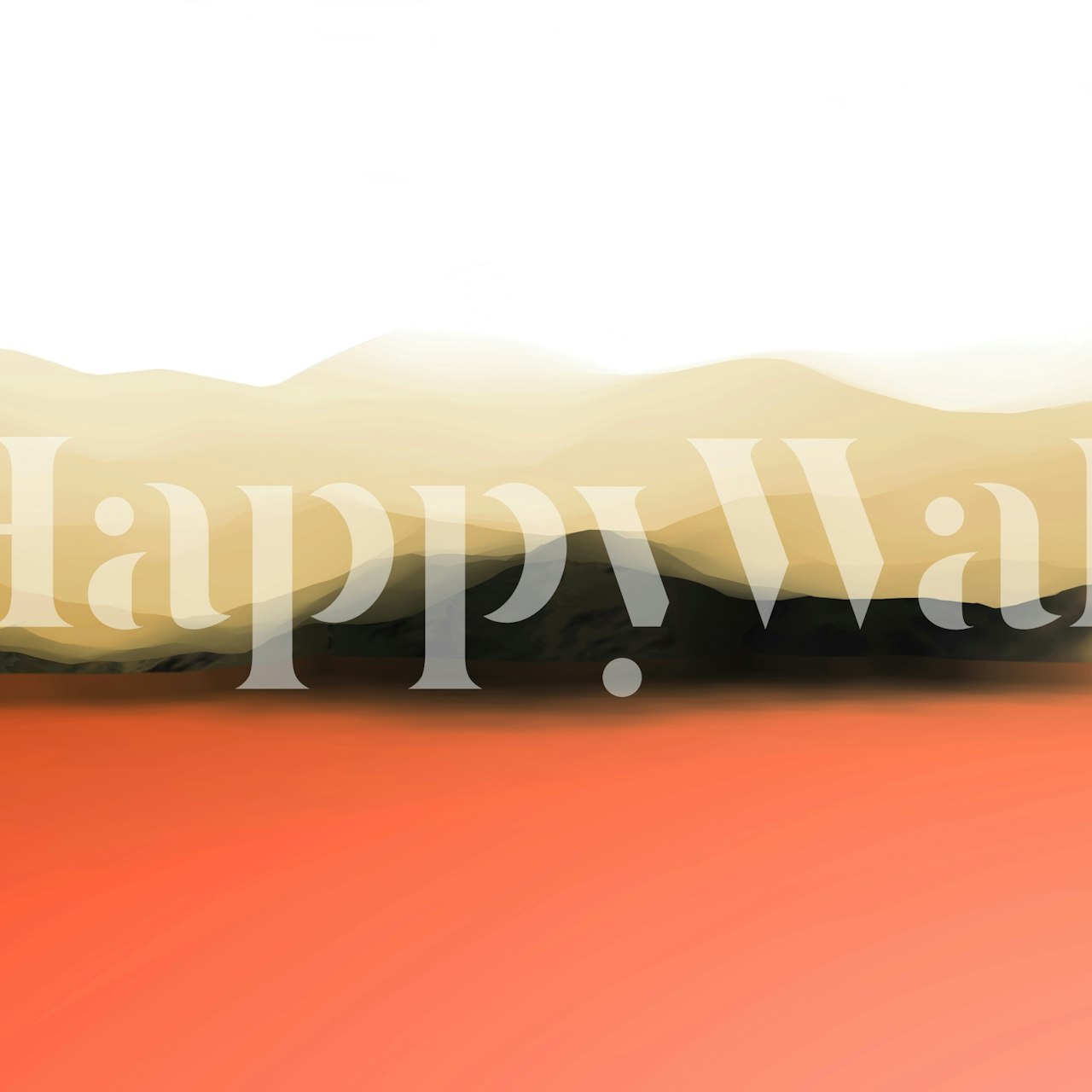 Beautiful Mountains tapet i et rom