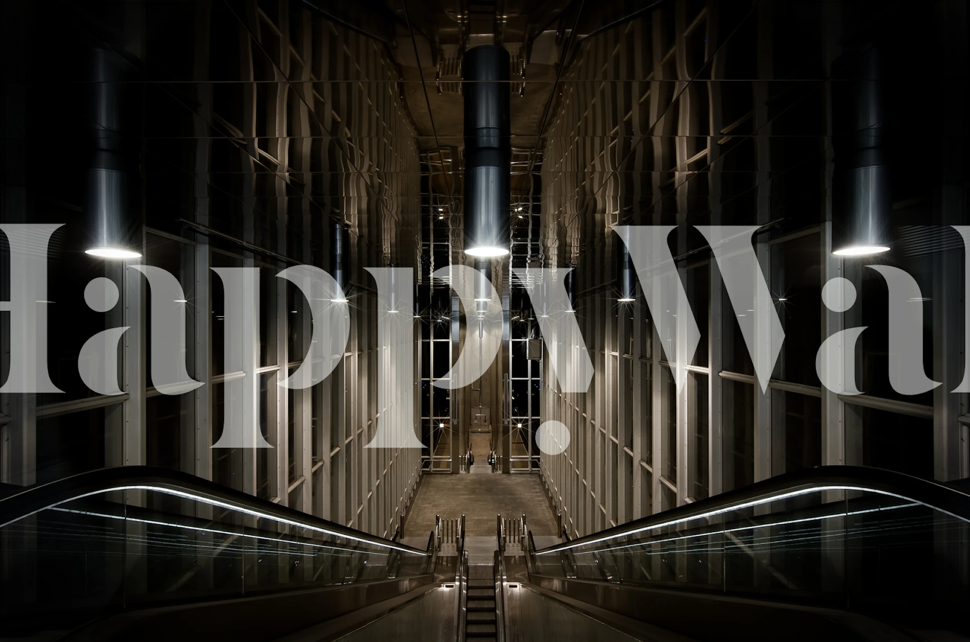 Abstract black and gray wallpaper with modern geometric patterns