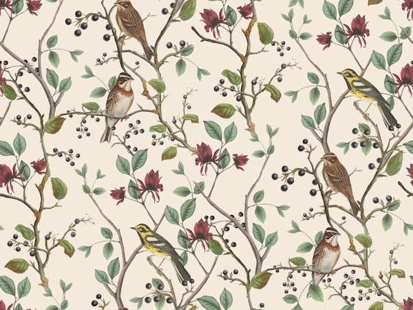Nordic Chinoiserie Bird Whispers
