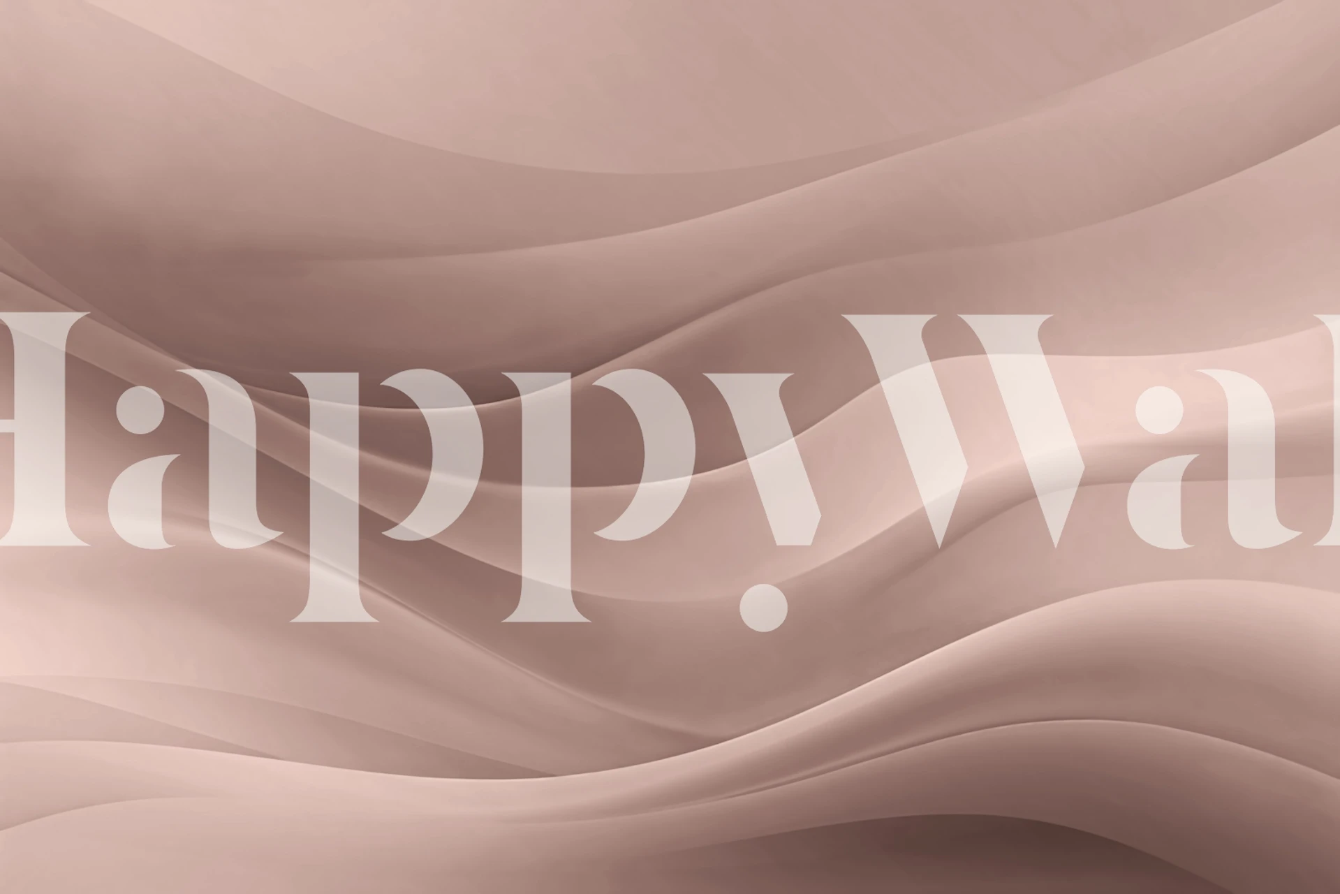 Soothing Calm Waves behang in een kamer