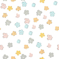 Cute Retro Daisies Pattern 4 tapety