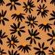 Retro Summer Night Daisies Pattern 3