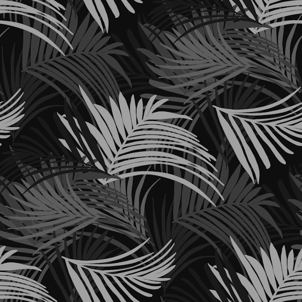 Summer Night Palm Jungle Pattern 1