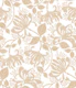 Honeysuckle stencil floral in wheat