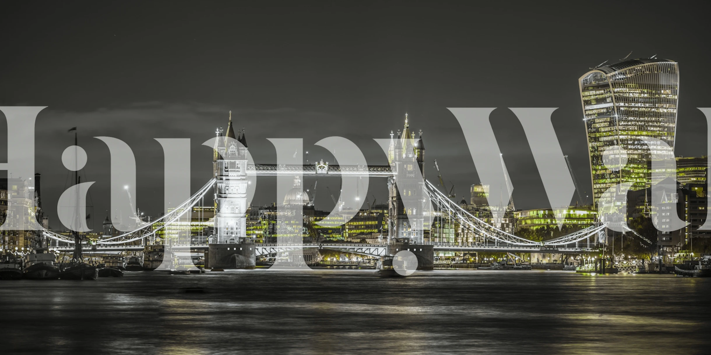 Buy Famous Tower Bridge Wallpaper Online | Happywall