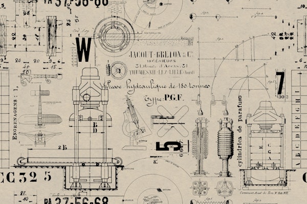 Historic Construction Technology Beige Black