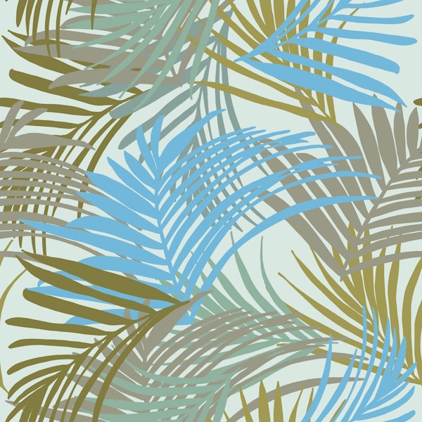 Summer Palm Jungle Pattern 3