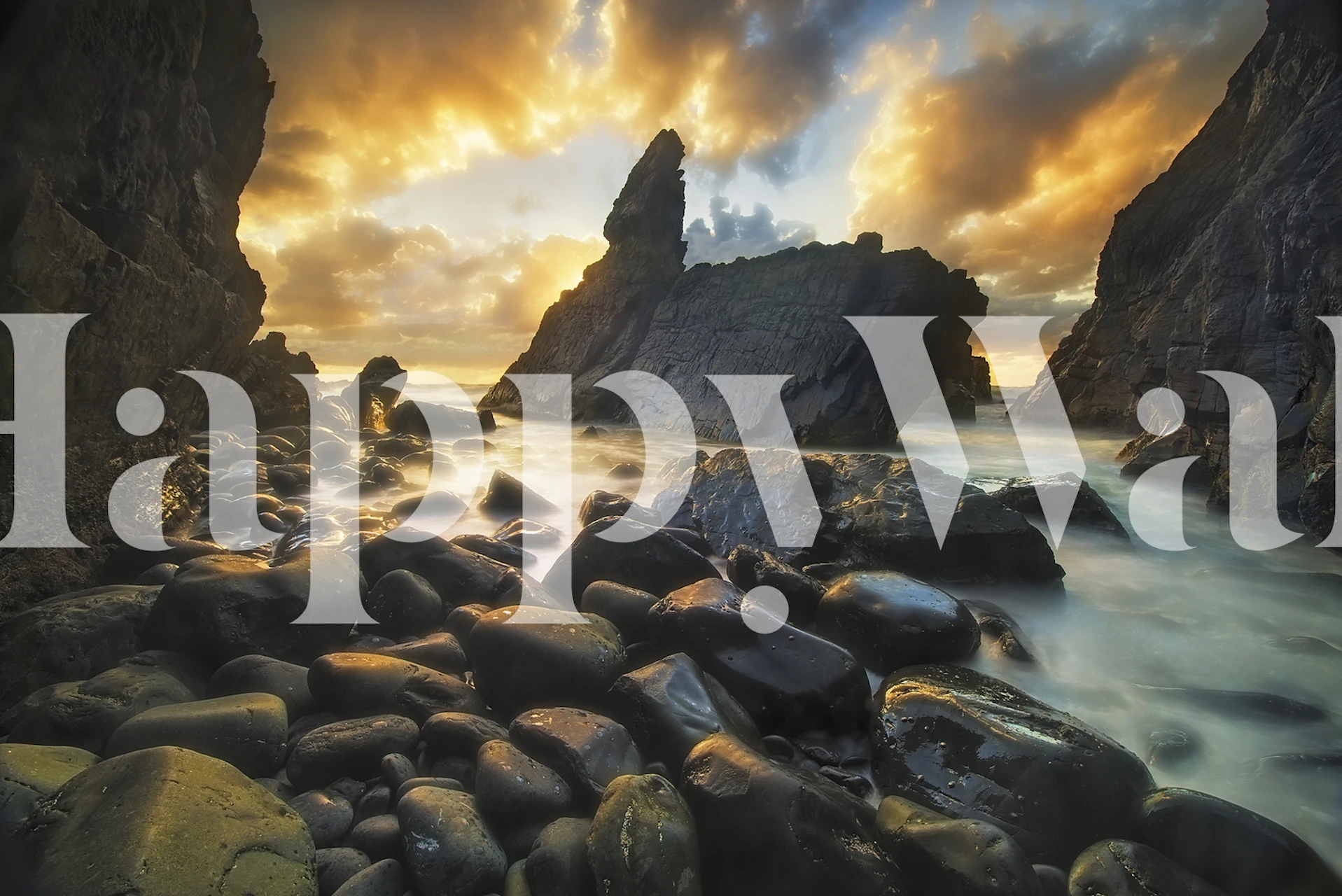 Rauhallinen tapettisuunnittelu huoneympäristössä