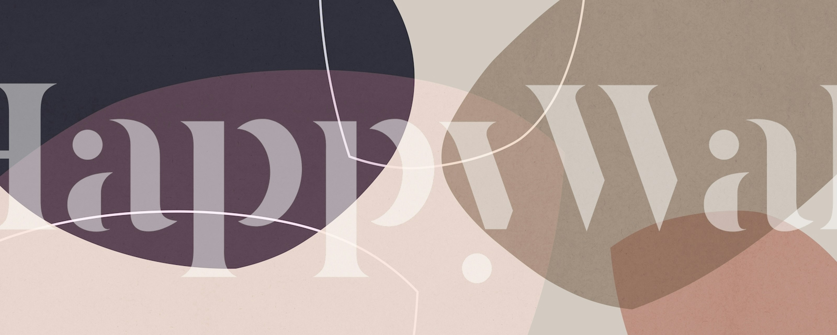 Boho shapes 1 wallpaper in a stylish room