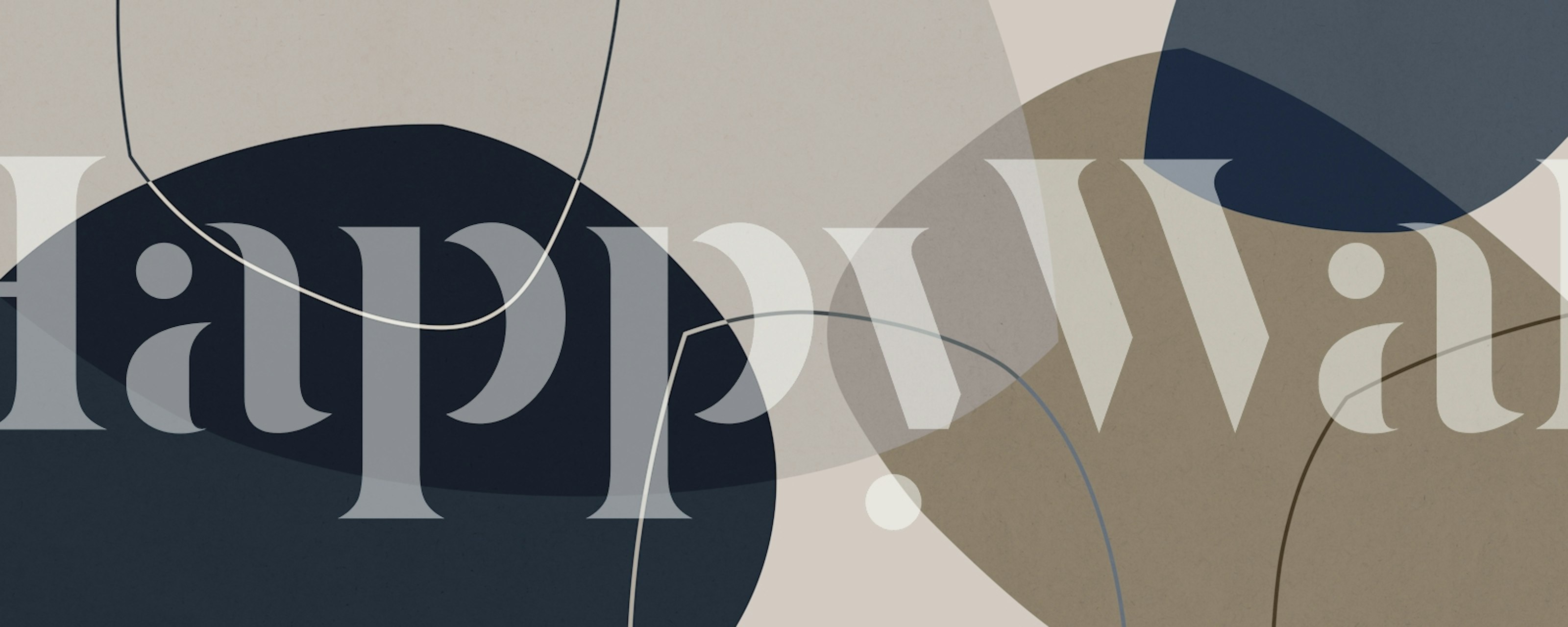 Papel pintado Boho shapes 2 en un ambiente