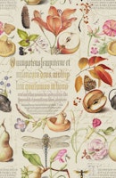 Botanical Treasures By Joris Hoefnagel With Plants, Fruits And Calligraphy III behang