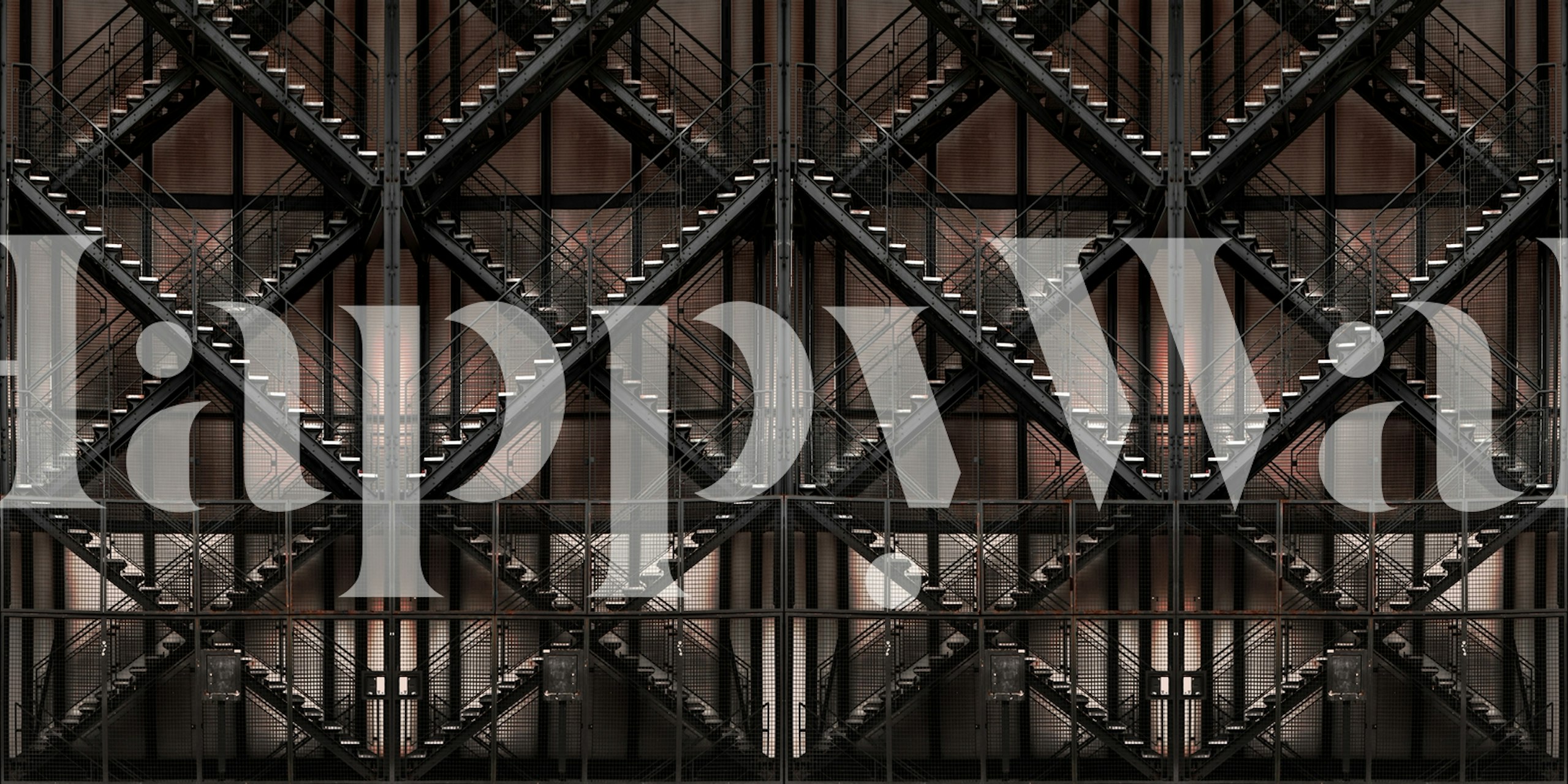 Mural de parede com padrão geométrico e elegância industrial