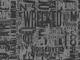 Urban Style Grunge Typography Neutral Grey