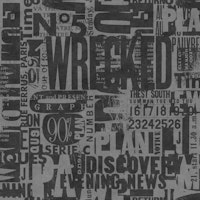 Urban Style Grunge Typography With Letters And Numbers Neutral Grey tapety