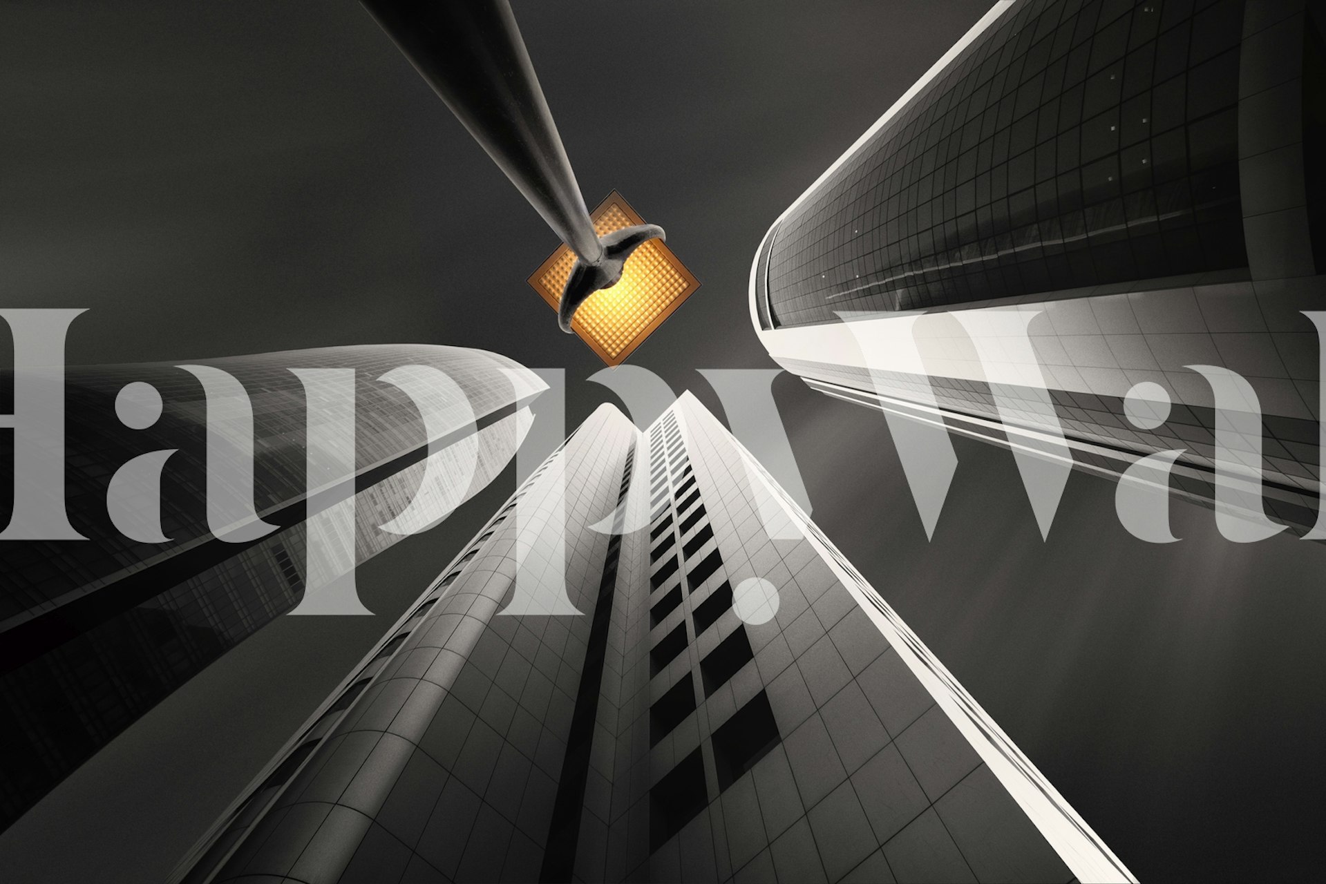 Black and white modern abstract design wallpaper