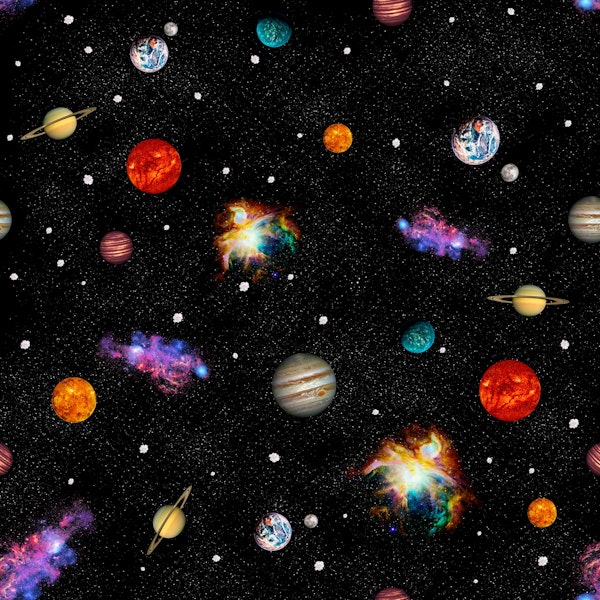 Cosmic Spring Floral Universe