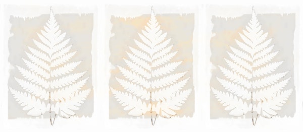 Neutral Fern Leaf