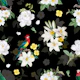 Floral Parrot's Garden Dark