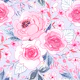 Spring bouquet in pink and blue