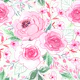 Spring bouquet in pink and green
