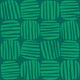 Striped Circle Squares Green