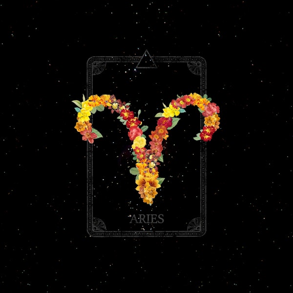 Floral Zodiac Sign: Aries