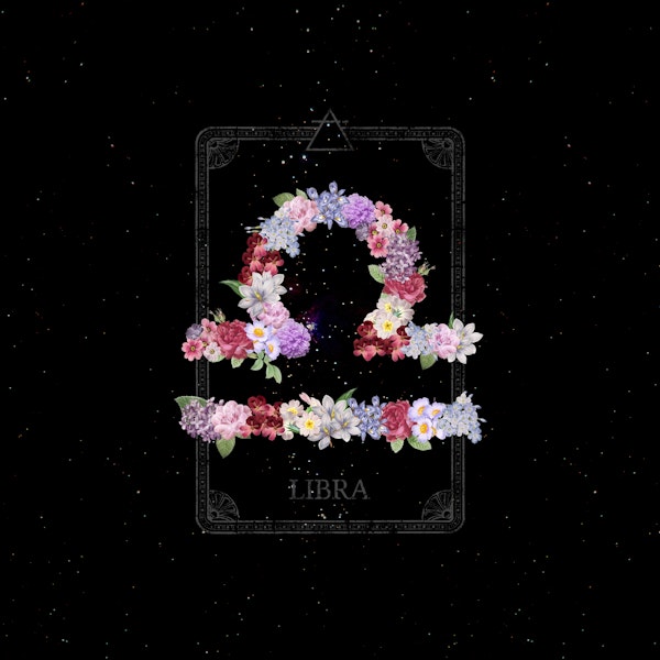 Floral Zodiac Sign: Libra