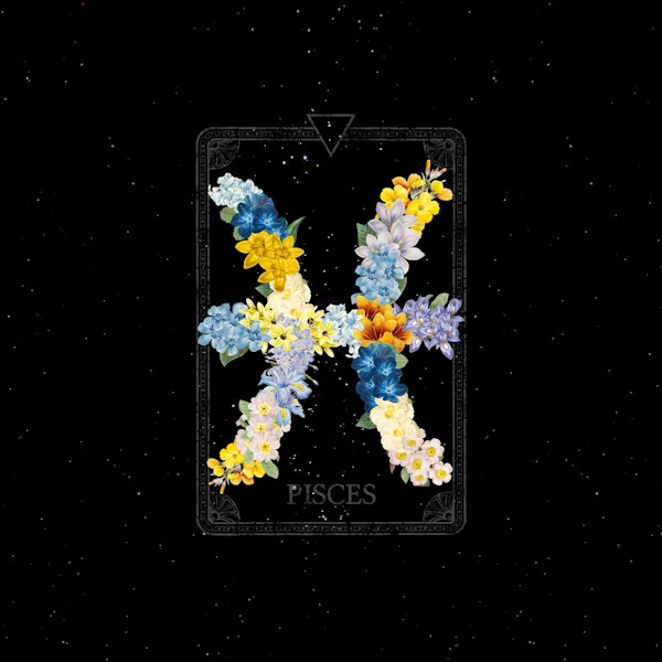 Floral Zodiac Sign: Pisces