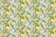 Lemon Tree on Blue Mural