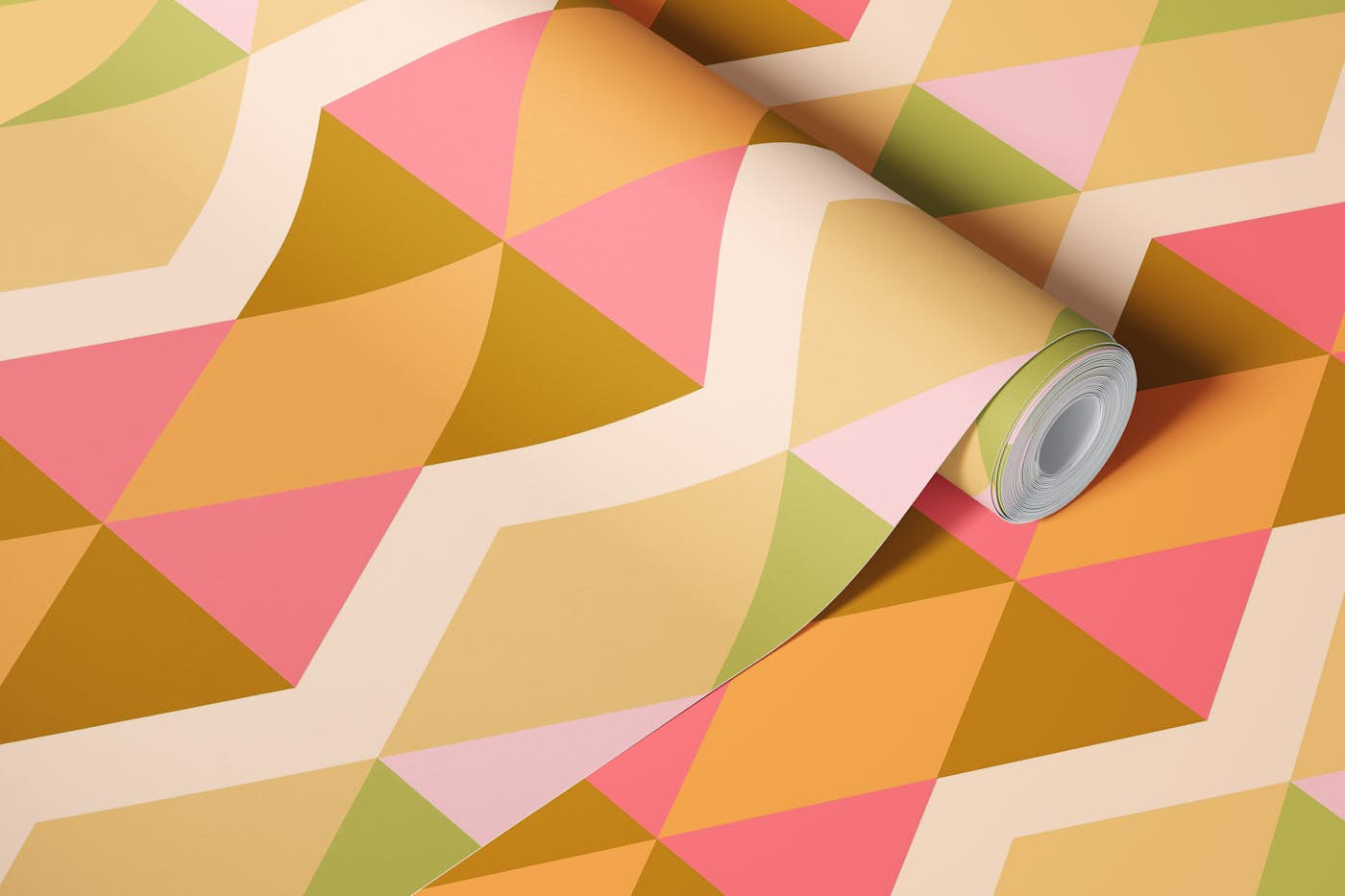 Palm Beach Vibes Pattern wallpaper roll