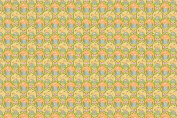 Mushrooms and Snails Mural