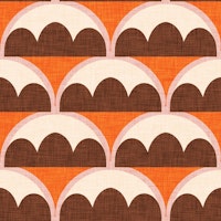 Mid Century Damask Bud Pink tapete