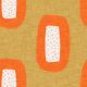 Mid Century Oval Copper-Orange