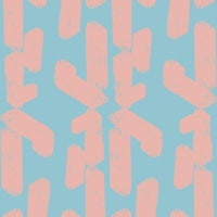 Mid Mod Geometric Tracks Blue-Pink ταπετσαρία