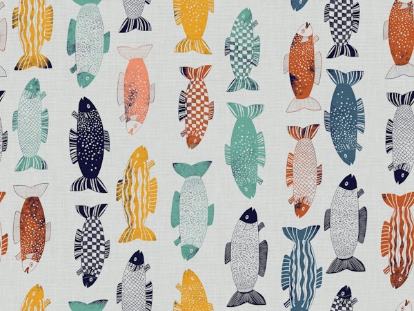 Retro fishes color