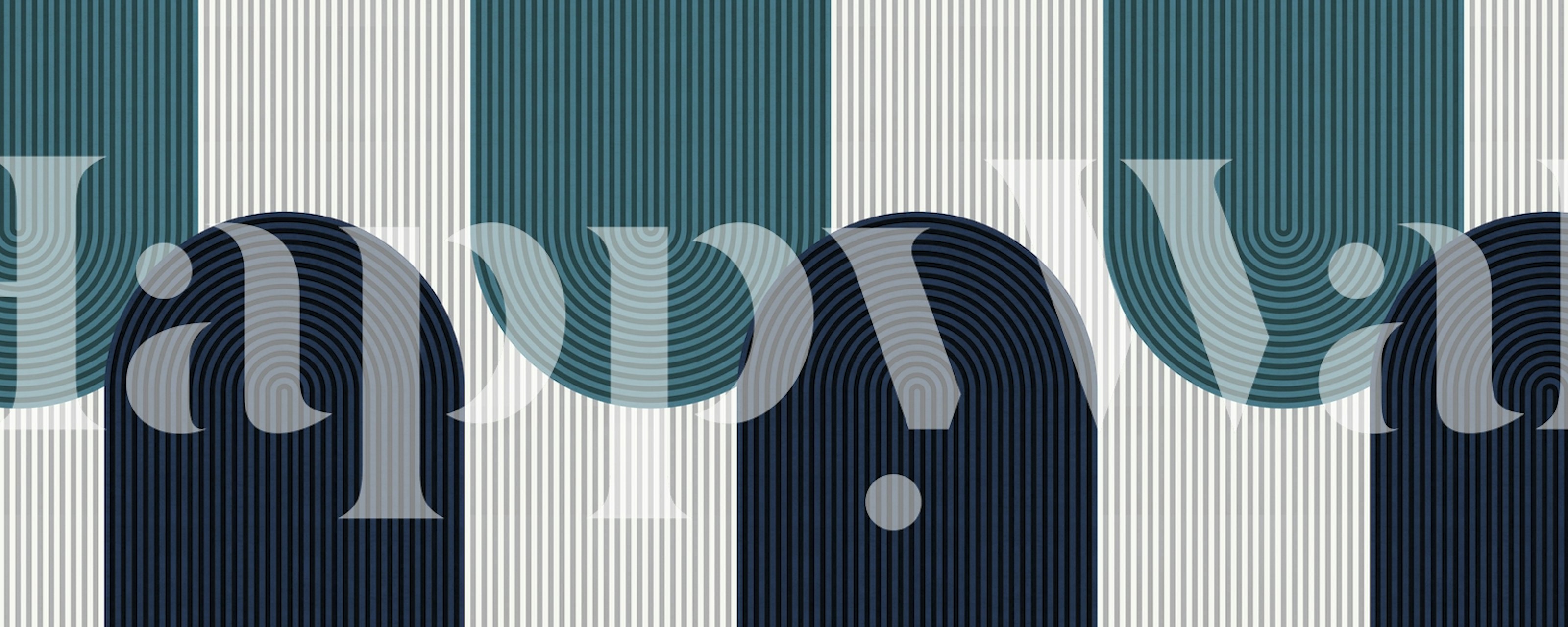 Pattern of circles tapeta u sobi