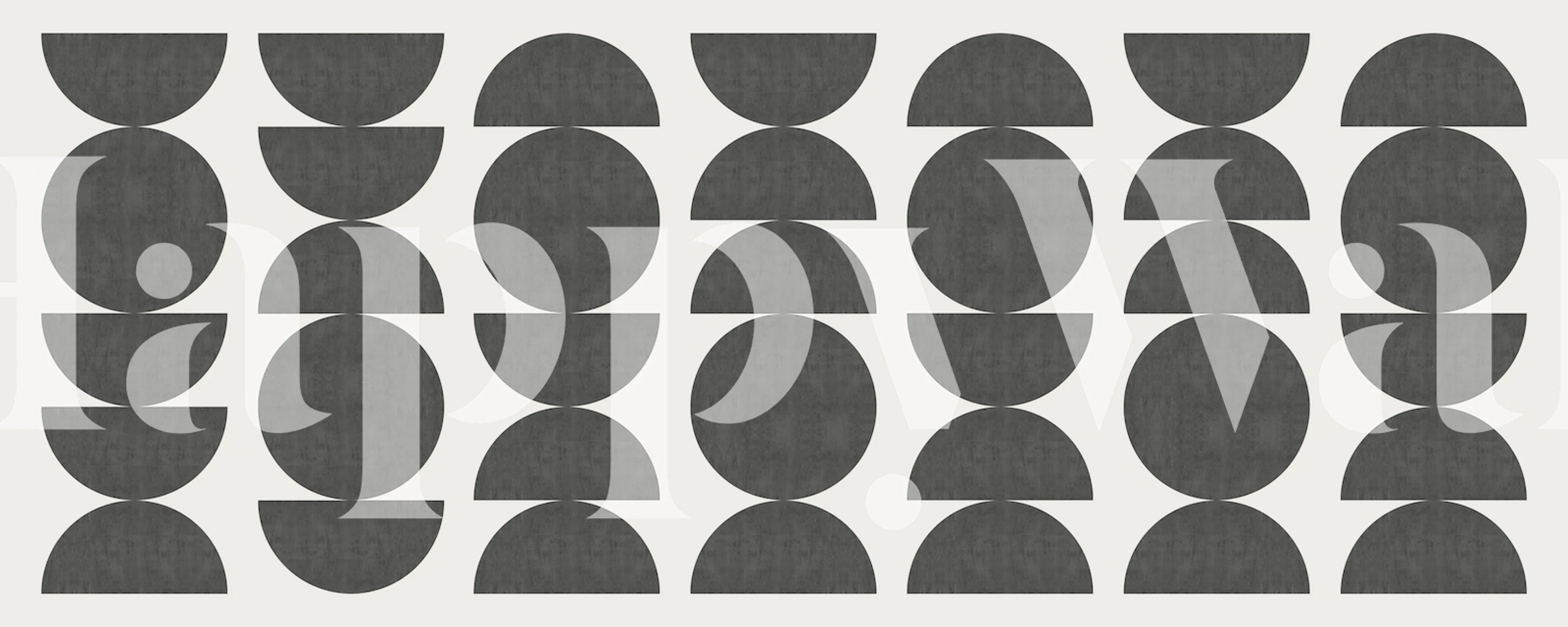 Tapet med mönster av cirklar