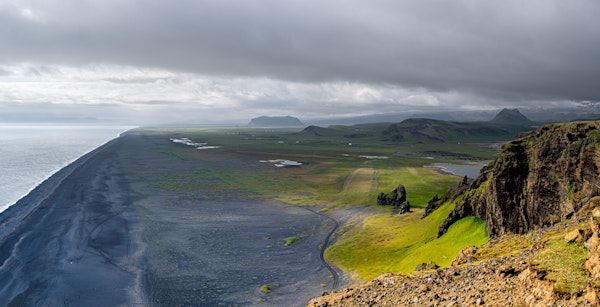 View from Dyrholaey to Mount Petersey