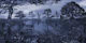 Autumn dreams monochrome blue