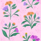 Wildflower Bouquets on Pink