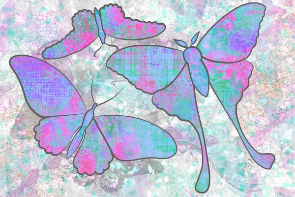 Mixed Media Butterflies