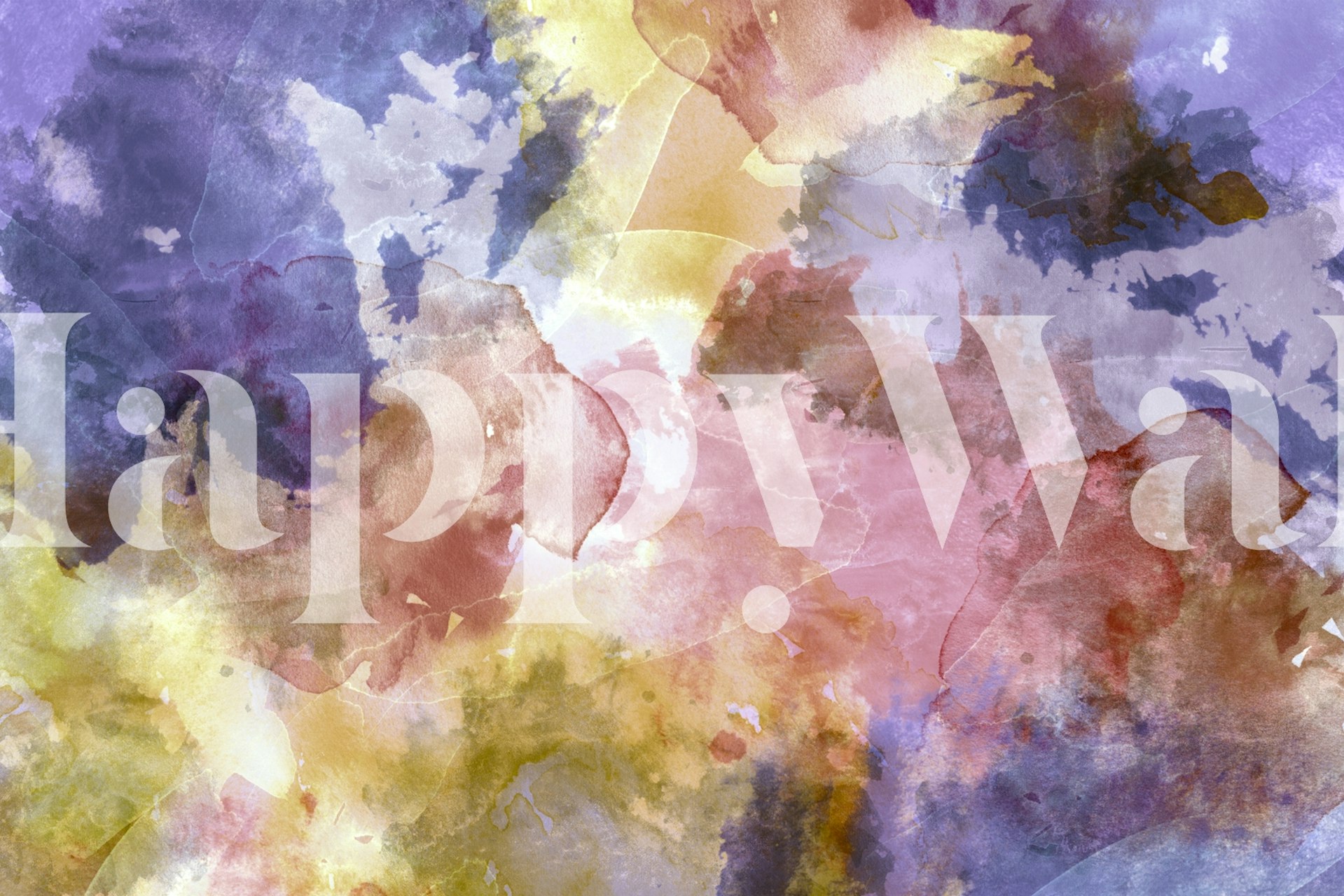 Barevné Stains brushstrokes tapety v pokoji